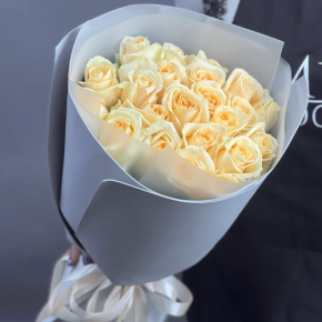 Букет из 25 роз Аваланж (50 см) в Лыткарино