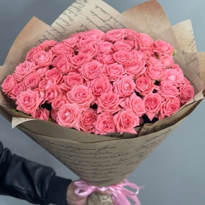 Букет из 15 кустовых коралловых роз (60 см) в Лыткарино