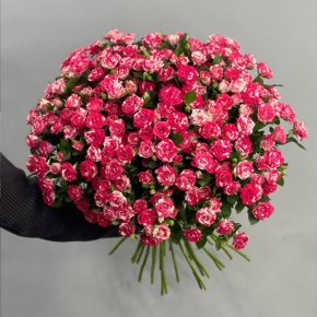 Букет из 31 кустовой розы Фаерворкс (60 см) в Лыткарино