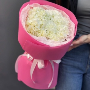 Букет "Гламур" из гортензии и диантусов в Лыткарино