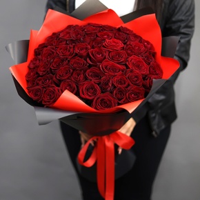Букет из 51 красной розы (50 см) в Лыткарино