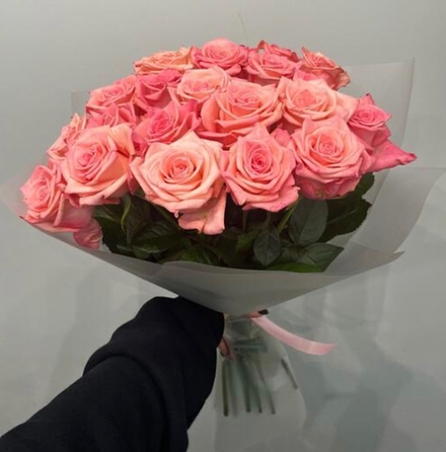 Букет из 21 розовой розы (50 см) в Лыткарино