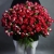 Букет из 51 кустовой рубиновой розы (50 см) в Лыткарино