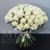 Букет 75 белых роз Эквадор Мондиаль (80 см) в Лыткарино Букет 75 белых роз Эквадор Мондиаль (80 см) в Лыткарино
