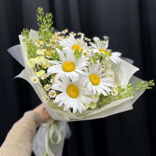 Полевой букет с ромашками и сантини  в Лыткарино
