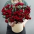 Композиция в шляпной коробке "Амур" из кустовых пионовидных роз в Лыткарино Композиция в шляпной коробке "Амур" из кустовых пионовидных роз в Лыткарино