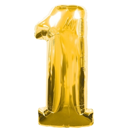 Шар гелиевый цифра 1 (40х102 см) в Лыткарино