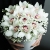 Композиция в шляпной коробке из белых орхидей и гипсофилы в Лыткарино Композиция в шляпной коробке из белых орхидей и гипсофилы в Лыткарино
