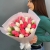 Букет из 25 кораллово-белых тюльпанов в Лыткарино